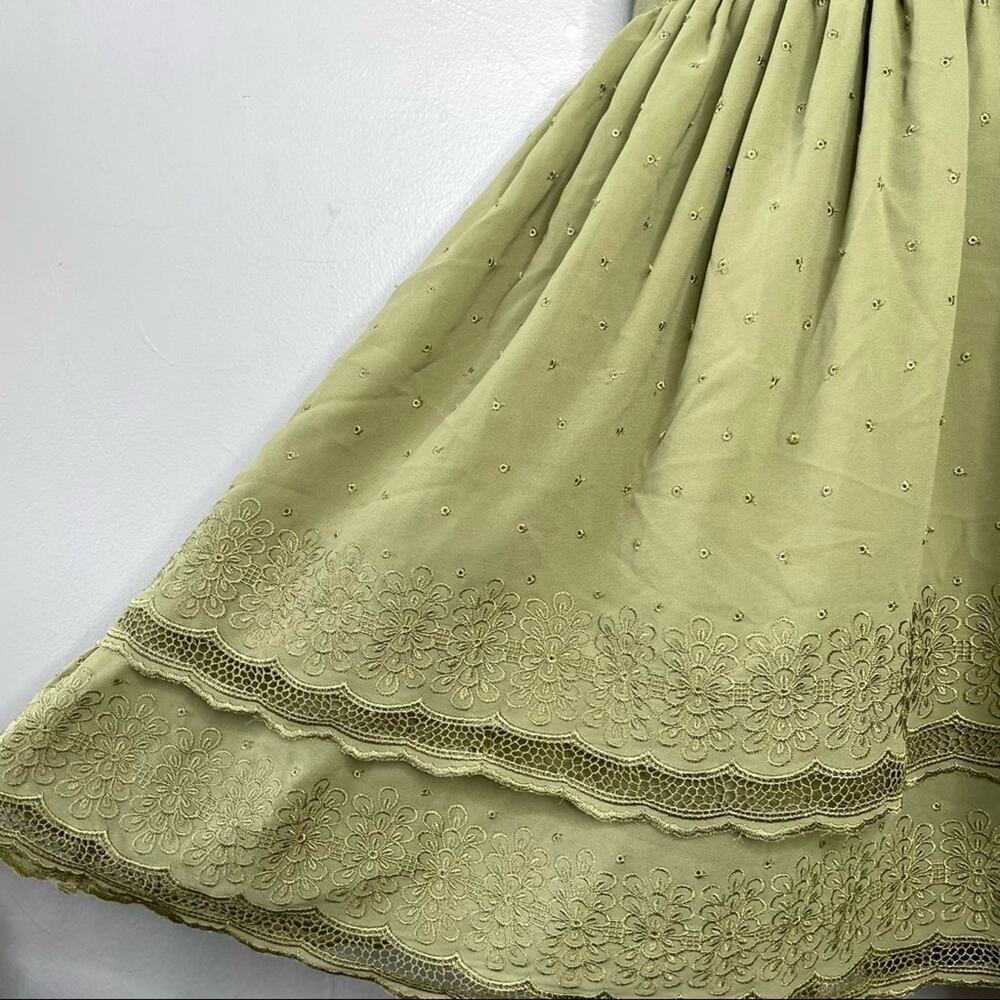 SILVIAN HEACH Dress Womens Size XS Fairy Earthy Goblin Ruffle Lace Whimsical - Picture 4 of 10
